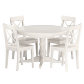 Dinning set Ingatorp table and Ingolf chair Ikea