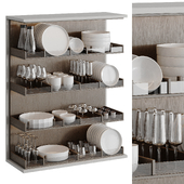Декоративный набор посуды для кухни 002
