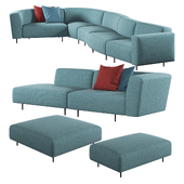 Office sofa Keilhauer Meander (all module options)