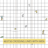 Creativille | Wallpapers | 83730 Crossing Lines with Men