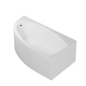 ОМ Акриловая ванна STWORKI Ноттвиль R 160x90 см, угловая, с каркасом, асимметричная