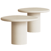 Lucia Curve Dining Table - Sand Dune (globewest)