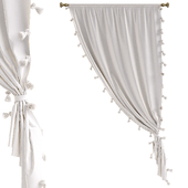 Curtain with hanger