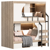 Tree house bunk bed