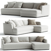 Flexform Barret Sectional Sofa Designer Roberto Lazzeroni