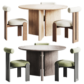 Table with chairs TRIO by ROVECONCEPTS