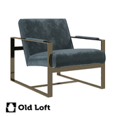 OM Armchair Seat Steel Bas in loft style