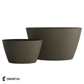 CONCRETIKA collection of planters BOWL classic OM