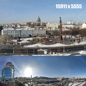 Панорама Москвы Цветной бульвар
