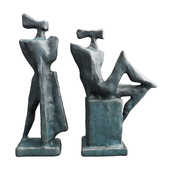 Cubists figures sculpture