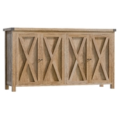 Esai Wood Storage Sideboard
