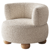 Crate and Barrel Oki Kids Lounge Chair