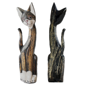 Cat figurine. Tunisia. Handmade.