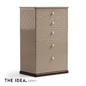 OM THE-IDEA High chest of drawers CRD021 on a plinth