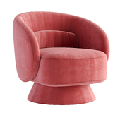 Saboor Modern Style Swivel Accent Chair & Barrel Chair