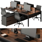 Employee Set - Office Furniture 572
