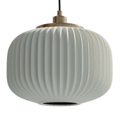 Frosted Ribbed Pendant Lighting