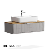 OM THE-IDEA Wall-hung bathroom cabinet WPR 37