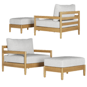 Hargrove chair and ottoman