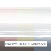 Creativille | Wallpapers | 3614 Watercolor Landscape