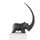 Rhino modern sculpture