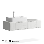 ОМ THE-IDEA Тумба для ванной подвесная WPR 85