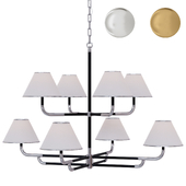 Rigby Grande Two-Tier Chandelier from Visual comfort