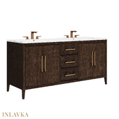 OM Double sink cabinet with drawers in minimalist style