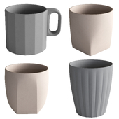 Set of mugs by Studio Fountain