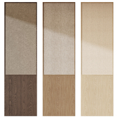 Wood and Cloth Wall Panels