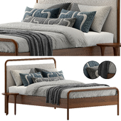 CB2 Kamari upholstered queen bed