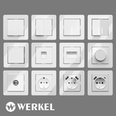 ОМ Акриловые розетки и выключатели Werkel (белый)