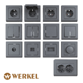 OM Sockets and switches Werkel (matte graphite)