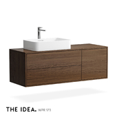OM THE-IDEA Wall-hung bathroom cabinet WPR 123