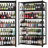 Wine Shop Rack