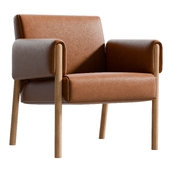 Ashton Faux Leather Accent Chair