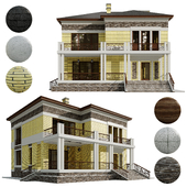 Neoclassical style cottage