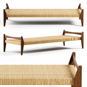 Zara Home - Rattan wooden day bed