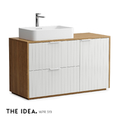 OM THE-IDEA Bathroom cabinet WPR 319