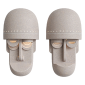 Eric Roinestad's Ceramic faces 2