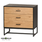 Chest of drawers Cosmo Pombal 80x75