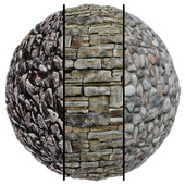 FB920 Natural stone cover | 3MAT | 4k | seamless | PBR