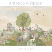 ArtFresco Wallpaper - Дизайнерские бесшовные фотообои Art. Ai-069 OM