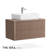 OM THE-IDEA Wall-hung bathroom cabinet WVR 34