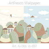 ArtFresco Wallpaper - Дизайнерские бесшовные фотообои Art. Ai-66, Ai-067 OM