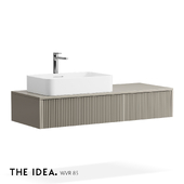 OM THE-IDEA Wall-hung bathroom cabinet WVR 85