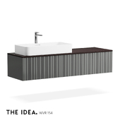 OM THE-IDEA Wall-hung bathroom cabinet WVR 154