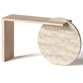 Gol 001 Marble Console Table by Chapter Studio