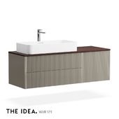 OM THE-IDEA Wall-hung bathroom cabinet WVR 123