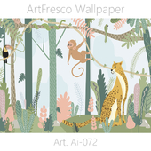 ArtFresco Wallpaper - Дизайнерские бесшовные фотообои Art. Ai-072 OM